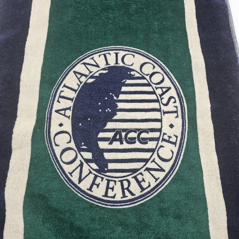 Atlantic Coast Conference Towel 38x16 Blue NCAA Golf Devant ACC Logo